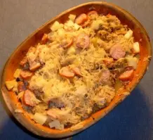 Sauerkraut im Römertopf