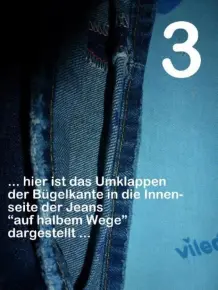 Jeans kürzen & Originalrand erhalten - ohne schneiden