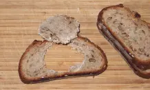 Für den schnellen Hunger: Gebratenes Brot mit Ei