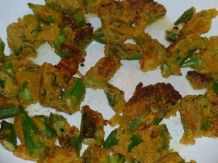 Knusprige Okra auf Südstaatenart