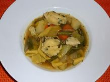 Einlage in Gemüsesuppe - Grießnocken mit Käse