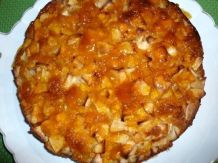 Apfelkuchen mit Aprikosenguss