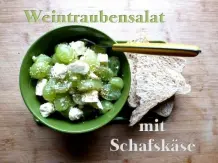 Weintrauben Salat
