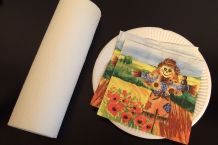 Nicht (oder wenig) gebrauchte Einwegservietten