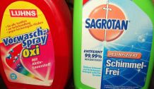 Haushaltschemikalien sparsam verwenden