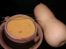 Kürbiscremesuppe mit Ingwer