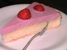 Erdbeerkuchen mit Erdbeerpüree