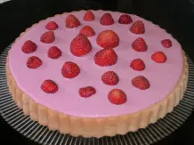 Erdbeerkuchen mit Erdbeerpüree