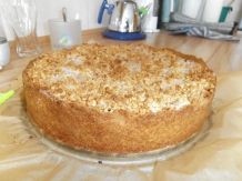 Apfelkuchen mit Krokant
