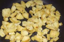 Knusprige & gesunde Knoblauch-Bratkartöffelchen
