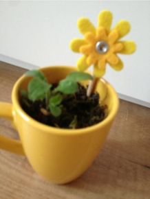 Blumentopf Verzierung