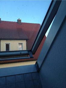 Dachfenster öffnen zum Putzen