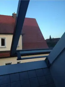 Dachfenster öffnen zum Putzen