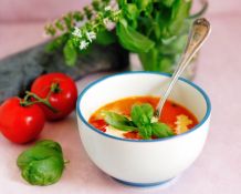 Geeiste Tomatensuppe