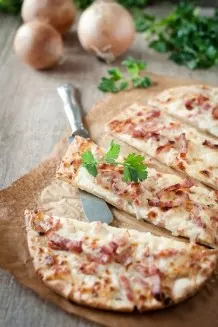 Schneller Flammkuchen