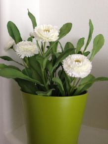 Kunstblumen waschen