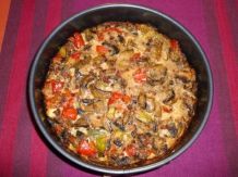 Champignon-Schinken-Torte