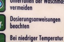 Mogelpackung bei Waschmittel