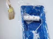 Abrollschale/Farbschale sauber halten