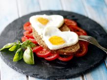 Gesunder Frühstücksteller