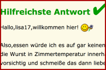 Die hilfreichste Antwort hervorheben