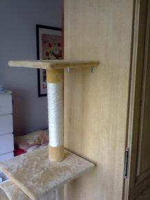 Eine Ebene zum Klettern für Katzen