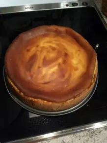 Käsekuchen mit saurer Sahne und Quark