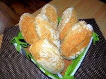 Dinkelbrötchen halb und halb