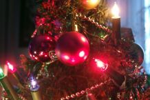 Weihnachtsbaum: Lichterkette anbringen