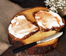 Frischkäse statt Butter zum Frühstück