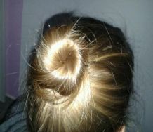 Locken an den Haarspitzen