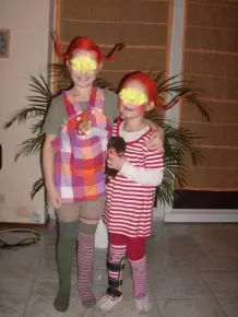 Faschingskostüm-Pippi Langstrumpf