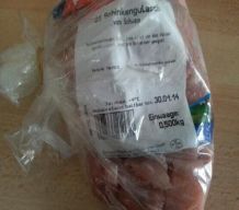 Einfrieren und beschriften von Fleisch