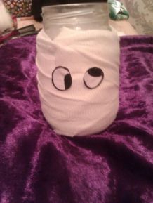 Halloween Mumien Teelichtglas