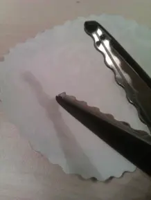 Deko Engel aus Tapetenresten
