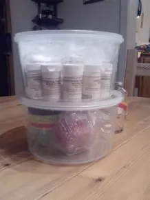 Kostenlose transparente Vorratsdosen