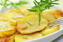 Braune knusprige Bratkartoffeln