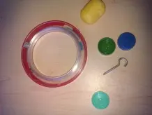 Schlange aus Pet-Flaschen Verschluss