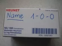 Medikamente mit Namen beschriften