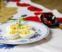 Russische Eier: fettarm und fettreich