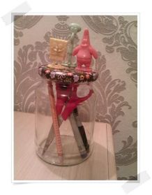 Deko- und Aufbewahrungsglas DIY