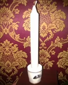 Kerzenständer aus Gips selber machen