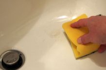 Waschbecken extra reinigen nicht mehr erforderlich
