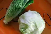 Salat platzsparend im Kühlschrank unterbringen