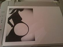 Ultraschallbild dekorativ aufbewahren