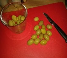 Tapas - eingekochte Oliven