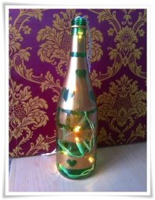 Weinflasche als Deko Flasche DIY