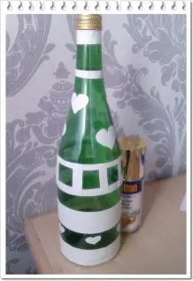 Weinflasche als Deko Flasche DIY