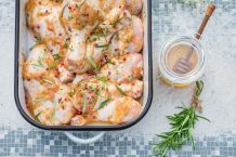 Knoblauch-Honig-Marinade mit Senf