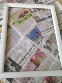 Bild Weltkarte als Deko selber machen